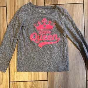 The Children's Place Gray and Pink Long Sleeve Tee